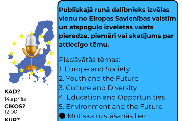 Blue and Pink Colorful Illustrative Public Speaking Workshop Poster